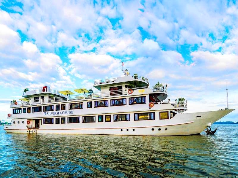 Du Thuyền Silversea Cruise 4,5 sao ( 2 Ngày 1 Đêm)+ Xe đón trả Hà Nội4