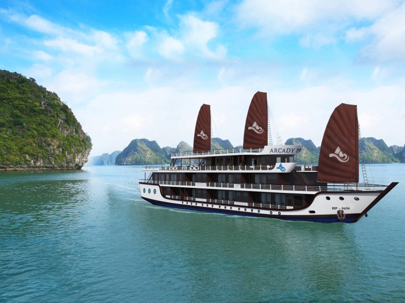Voucher : Du Thuyền Arcady Premium 5sao Lan Hạ-Hạ Long 2N1D